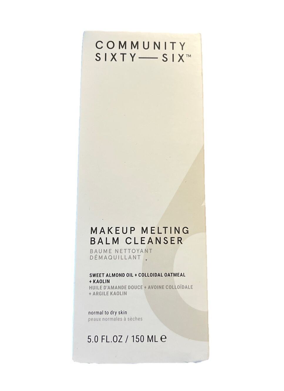 Community Sixty-Six Detoxifying AHA/BHA Gel Cleanser 5oz NEW in box